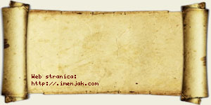 Dijana Nešković vizit kartica